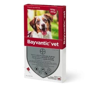 Bayvantic loppemiddel hund 10-25 kg