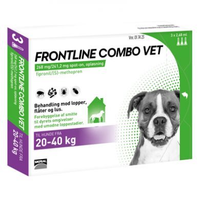 Frontline (Lopper/Flåter, Hund (20-40kg). mere