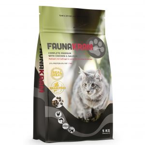 Faunakram premium kattefoder, 5 kg