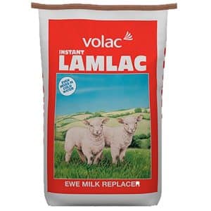 Rød/hvid sæk med mælkeerstatning til lam 10 kg, Lamlac
