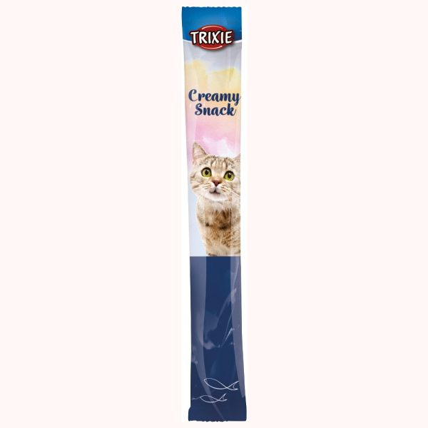 Blå pakke med, Creamy flydende katte snack