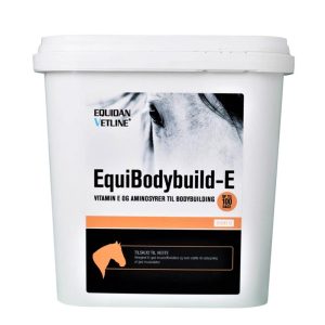 Hvid spand med 2,5 kg EquiBodyBuild-E