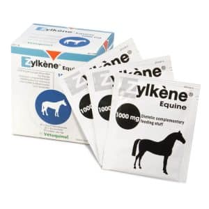 Hvid pakke + løse breve poser med Zylkéne til heste